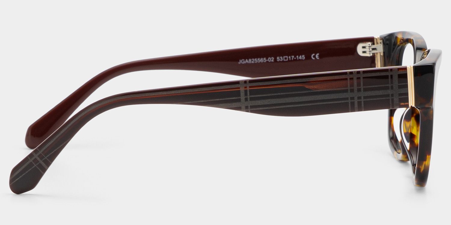 Blake Tortoise Square Glasses | Retro Campus Athleisure3