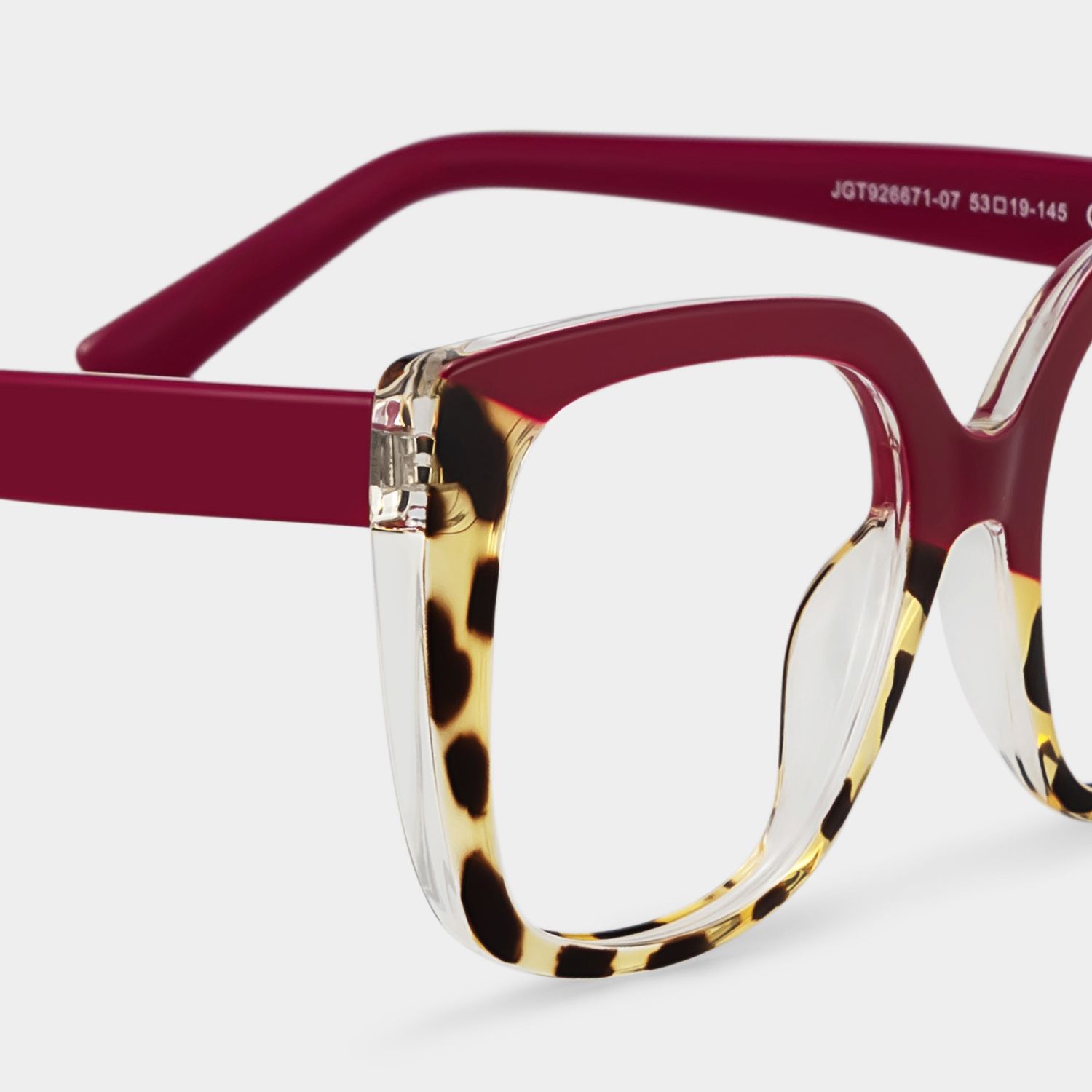 Square Carrero Two-Tone Eyeglasses and Glasses Frames5
