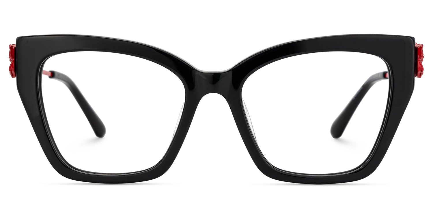 Estwick Butterfly Black Glasses0