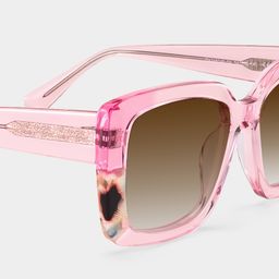 Palma Pink Square Sunglasses4