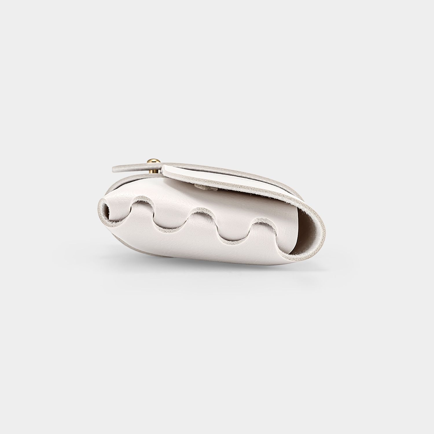 Acc-05 White Man-made Leather Box, Glasses Pocket4
