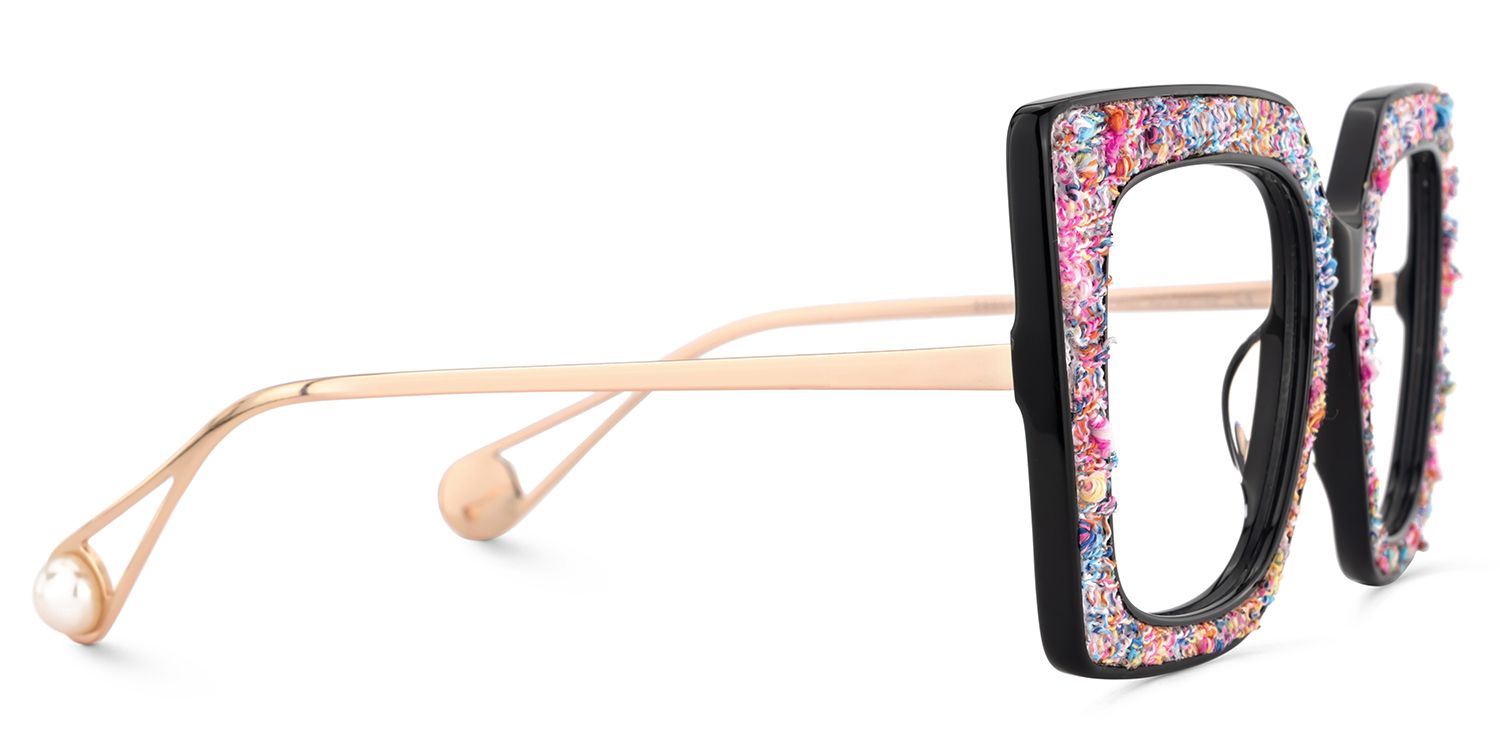 Latanya Denim Colorful Glasses Made From Jeans4