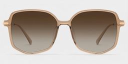 Payton Geometric Beige Glasses0