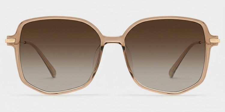 Payton Geometric Beige Glasses
