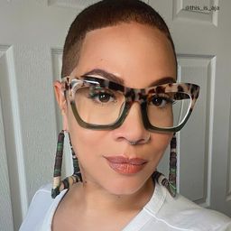 Benitez Square Two-Tone Glasses8