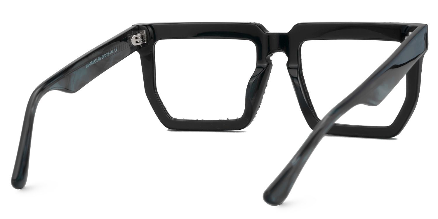 Rectangle Daniela Denim Black Glasses Deals | ZEELOOL Canada3