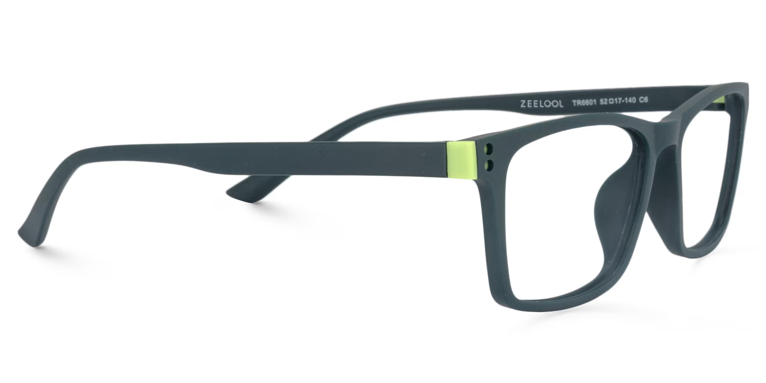 Cheche Rectangle Dark Green Glasses5