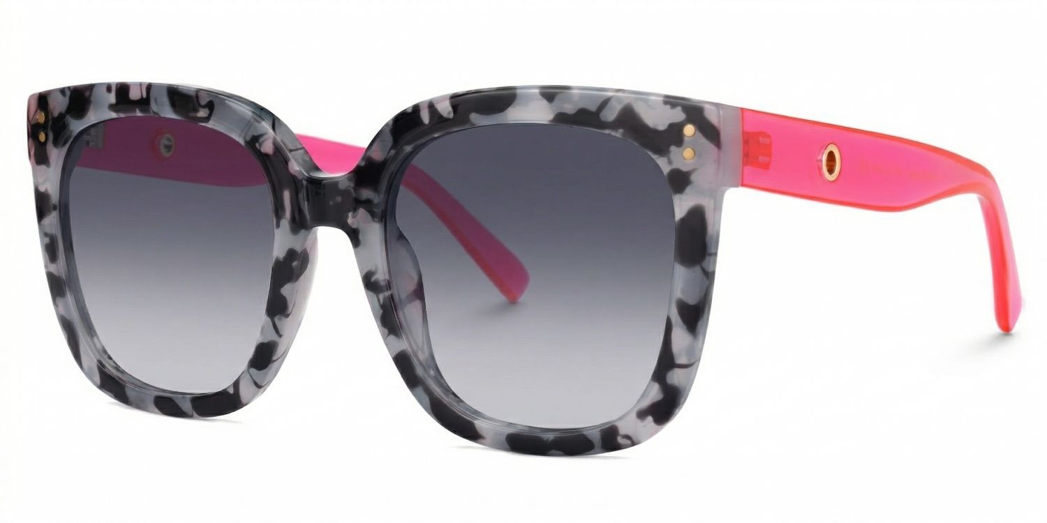 TR90 Ebony Eyeglasses, Ebony Square Glasses -Zeelool Glasses1