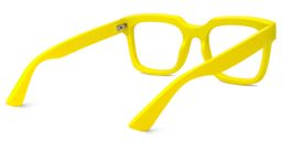 Liizbeett Square Yellow Glasses5