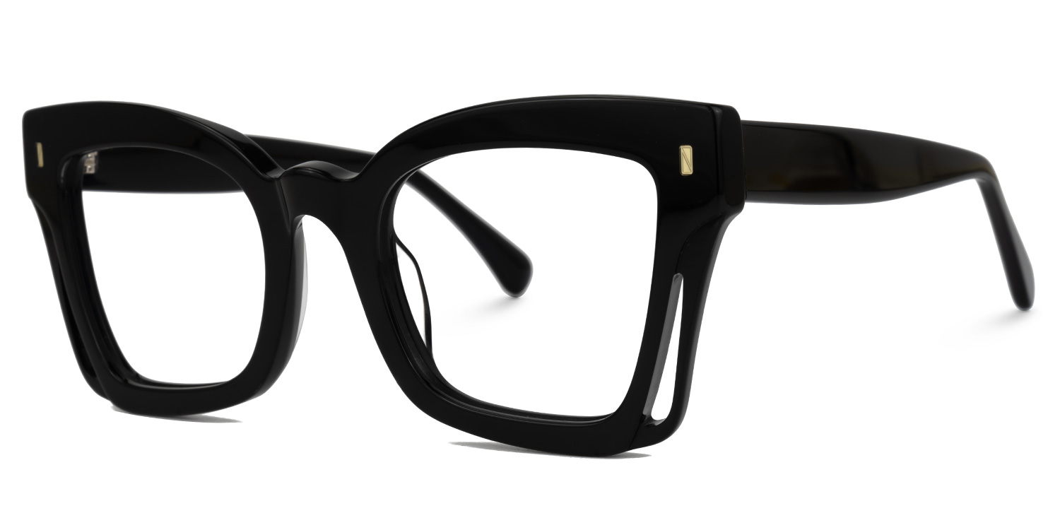 Dayana Square Black Glasses1