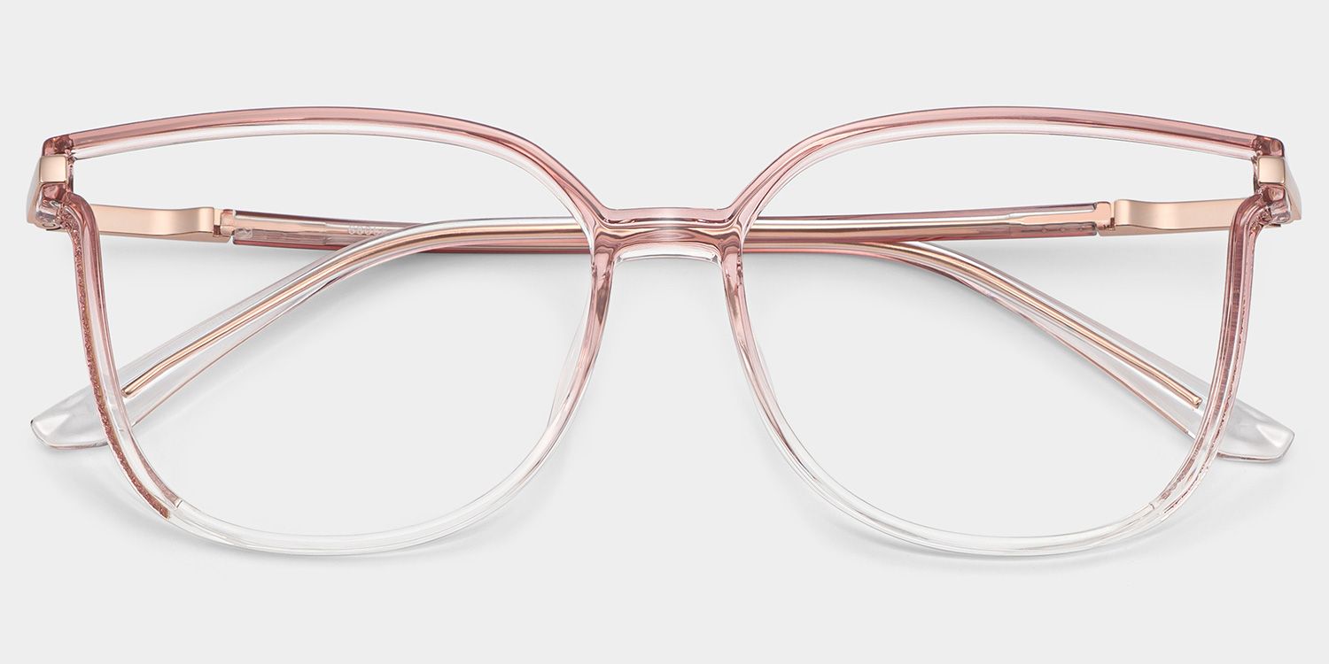 Rodz Square Pink Frame Glasses | ZEELOOL Canada Optcial1
