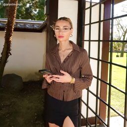 Dakota Brown Rectangle Glasses6