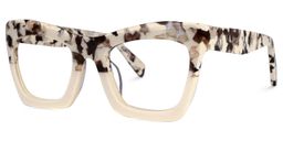 Benitez Square Two-Tone Glasses1