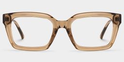 Grover Rectangle Beige Glasses2