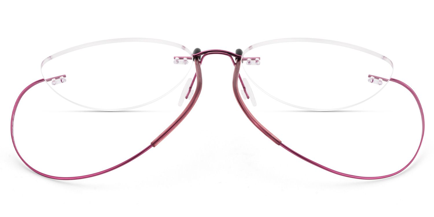 Evelyn Cat Eye Pink Glasses | ZEELOOL Canada5