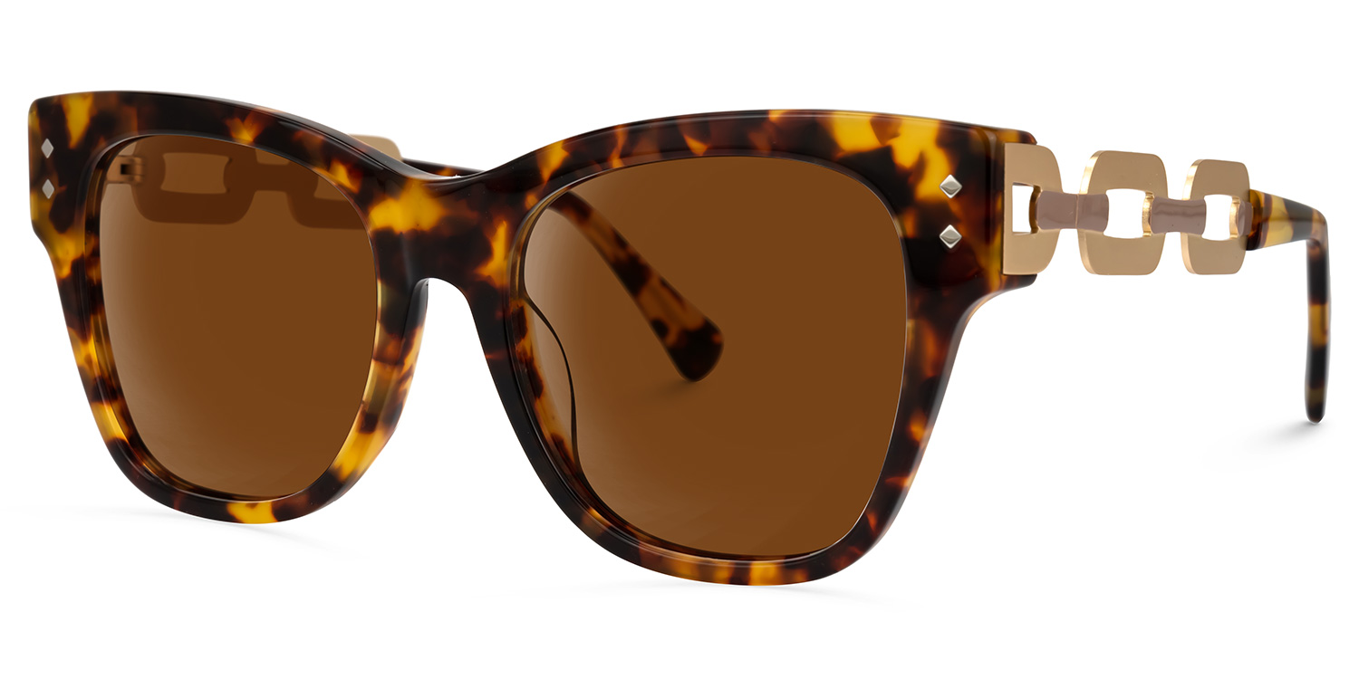 Britton Square Tortoise Sunglasses1