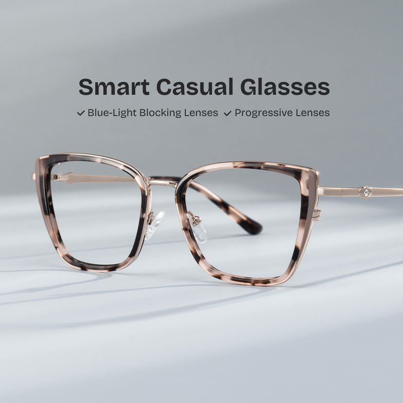 Juniper Rectangle Tortoise Glasses