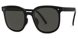 Sulaika Square Black Sunglasses2