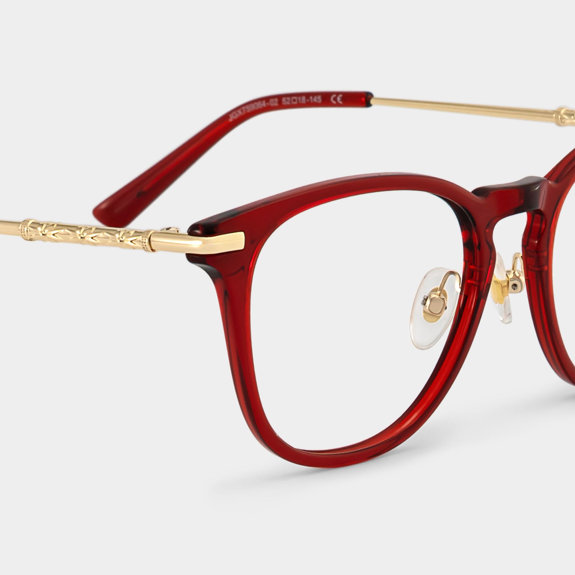 Laura Red Frame Glasses with Square Frame Online | ZEELOOL5