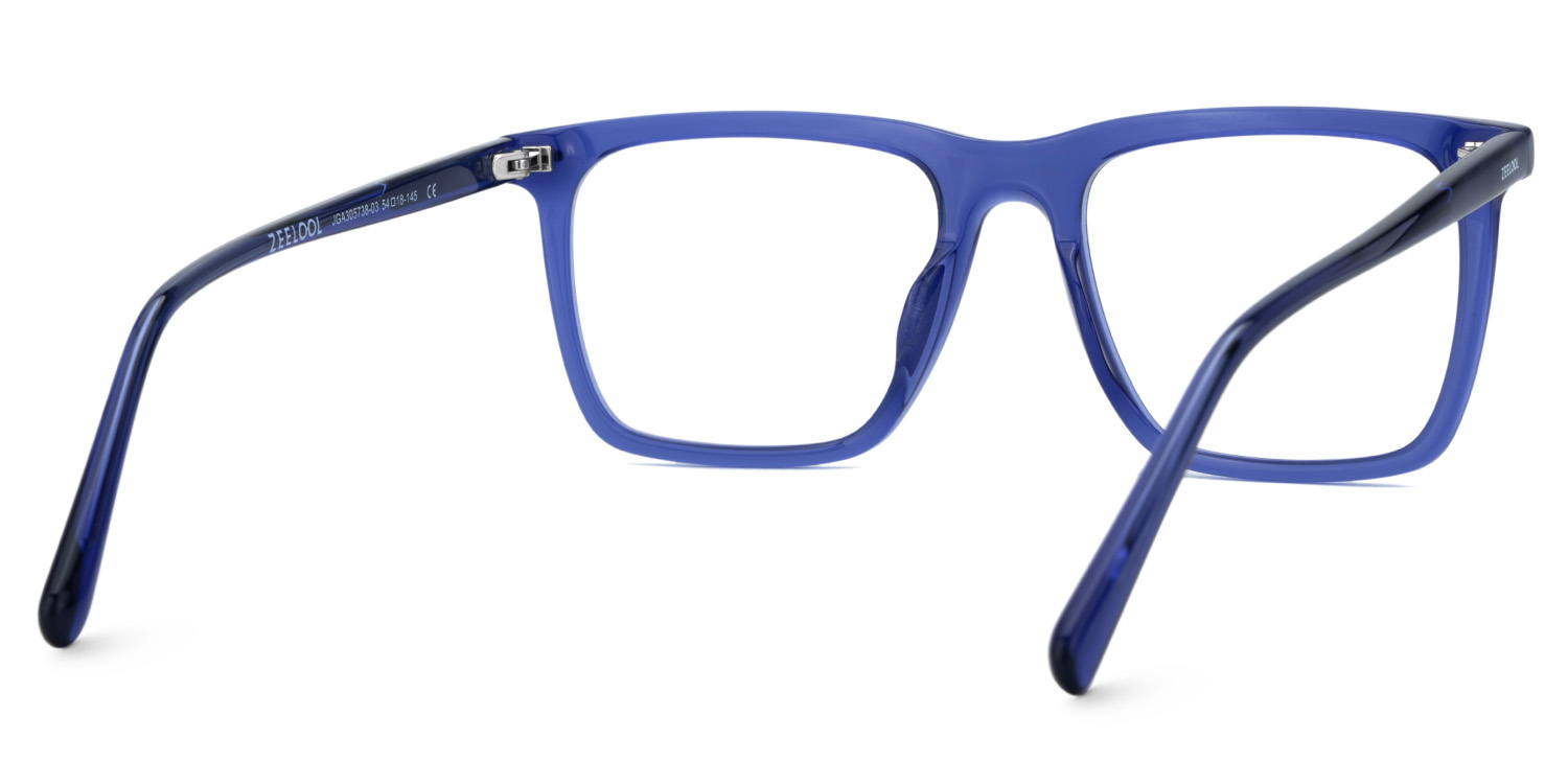 Frantz Square Blue Glasses4