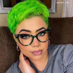 Colla Cateye Green-Floral Glasses4