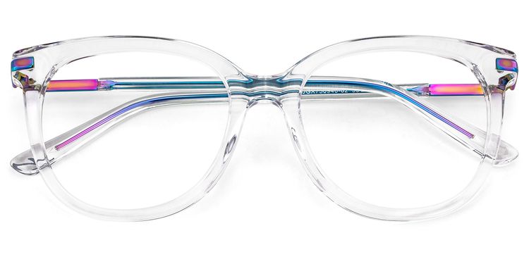 Mailyn Round Clear Glasses
