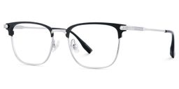 Barrett Browline Silver Glasses3