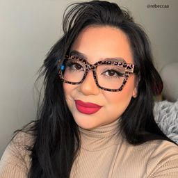 Taylor Square Gold Leopard Glasses8