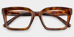 Marley Tortoise Rectangle Glasses1