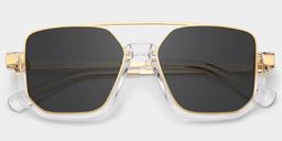 Oromiya Aviator Clear Glasses1