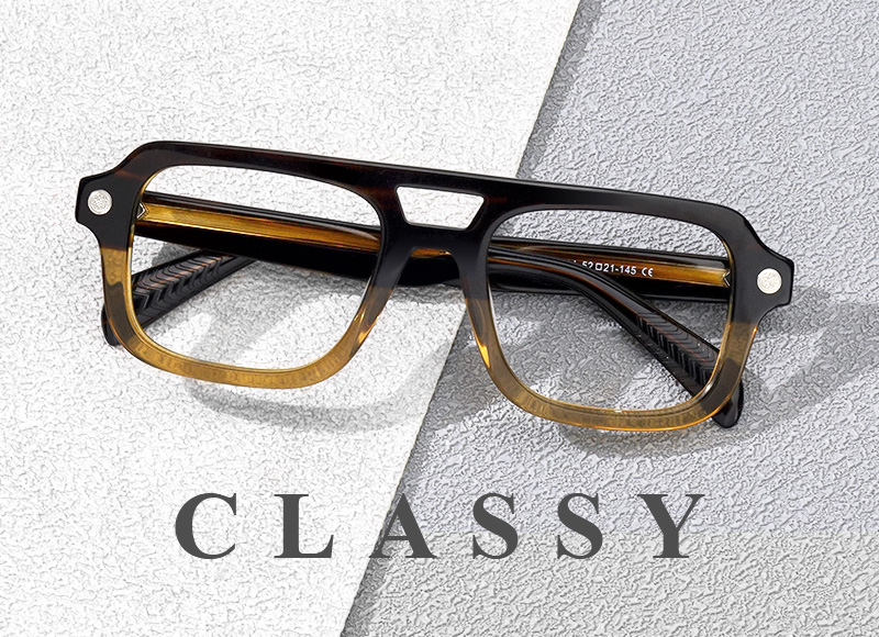 Acetate Ismail Eyeglasses, Ismail Aviator Glasses -Zeelool Glasses4