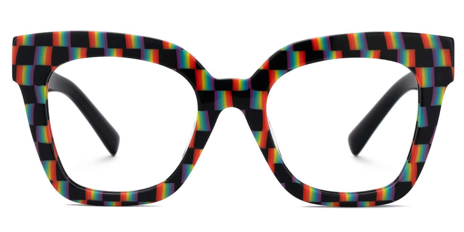 Malcolm Square Checkered Glasses1