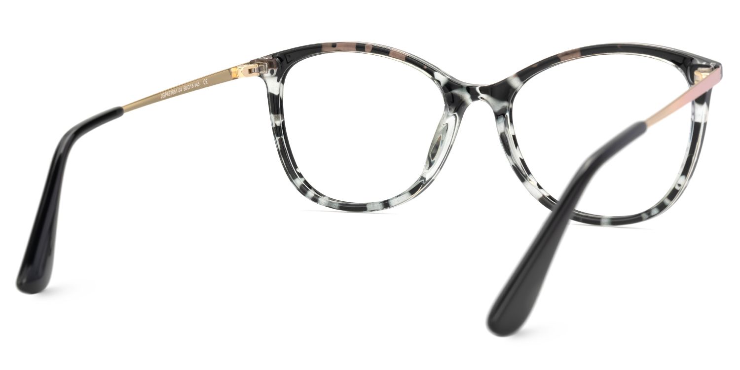 Jenee Thin Frame Tortoise shell Glasses in Oval Design | ZEELOOL Canada3