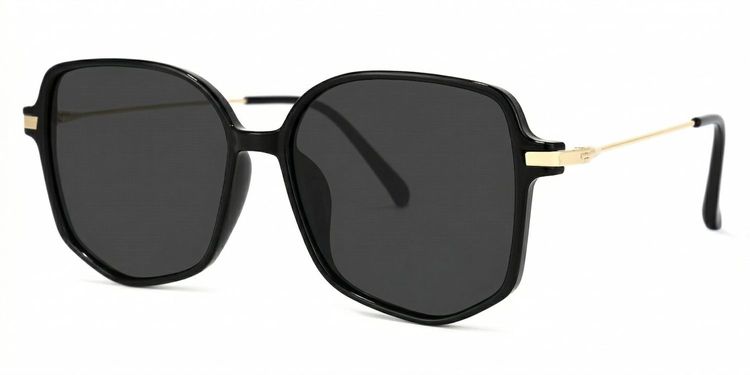 Payton Geometric Black Glasses