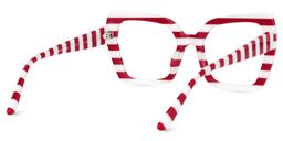 Pavia Butterfly Red Striped Glasses3