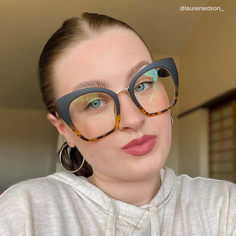 Cat Eye Black Glasses | Zeelool Glasses7