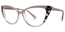 Sawida Cateye Two-Tone Glasses1