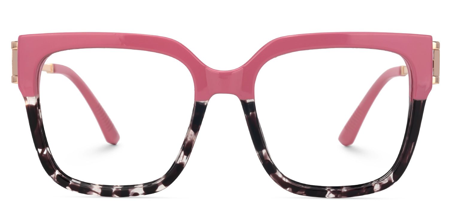 Juany Pink Eyeglasses with Square Shape | ZEELOOL Canada0