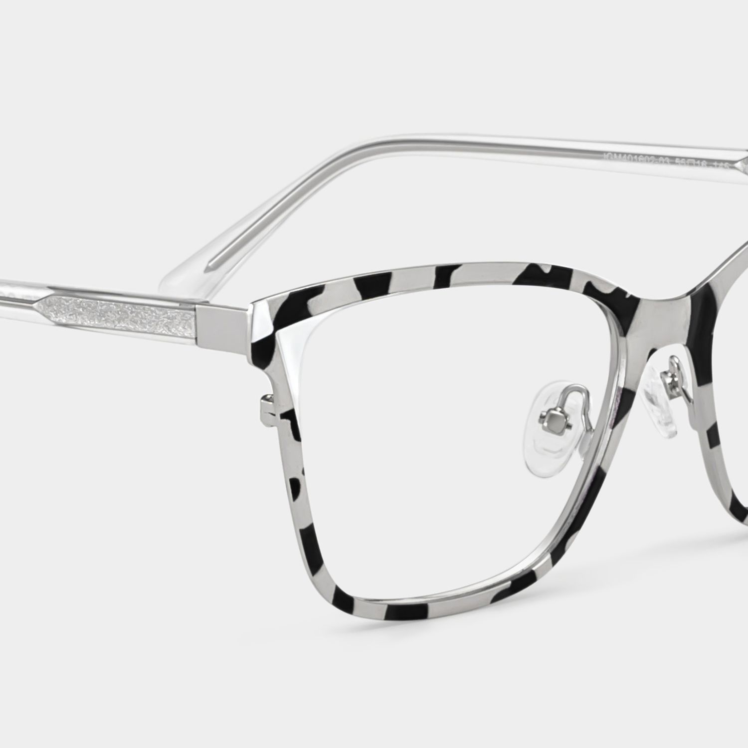 Elise Tortoise Frame Glasses with Rectangle Frame Online | ZEELOOL Canada5