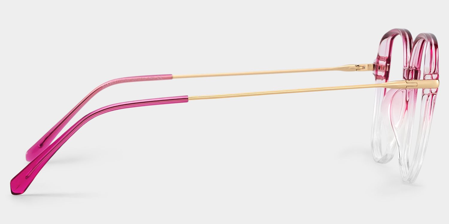 Payton Square Geometric Ombre Frame Glasses | ZEELOOL Canada3