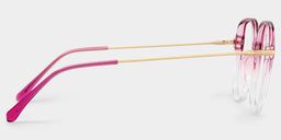 Payton Geometric Bright-Pink Glasses3