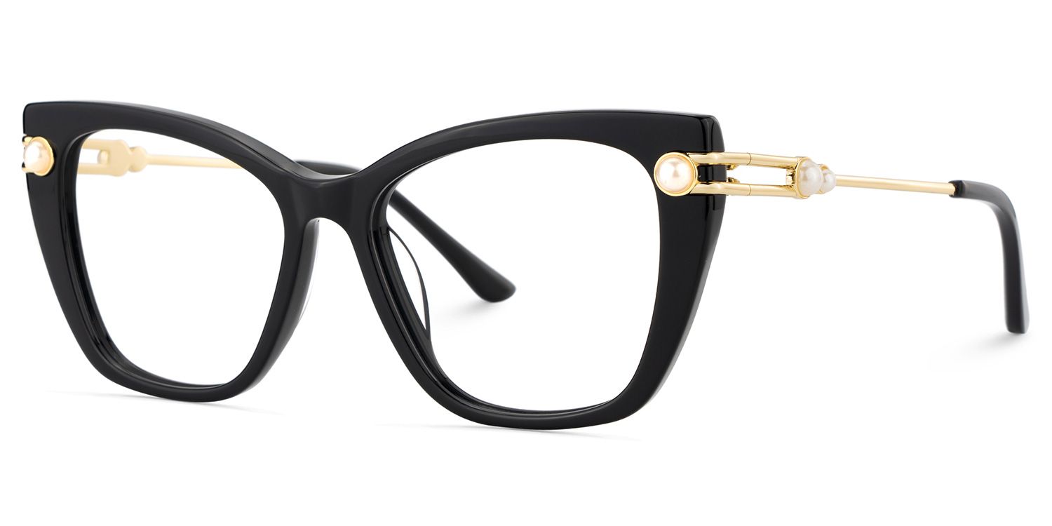 Victor Eyeglasses in Cat eye Black Frame | ZEELOOL Canada4