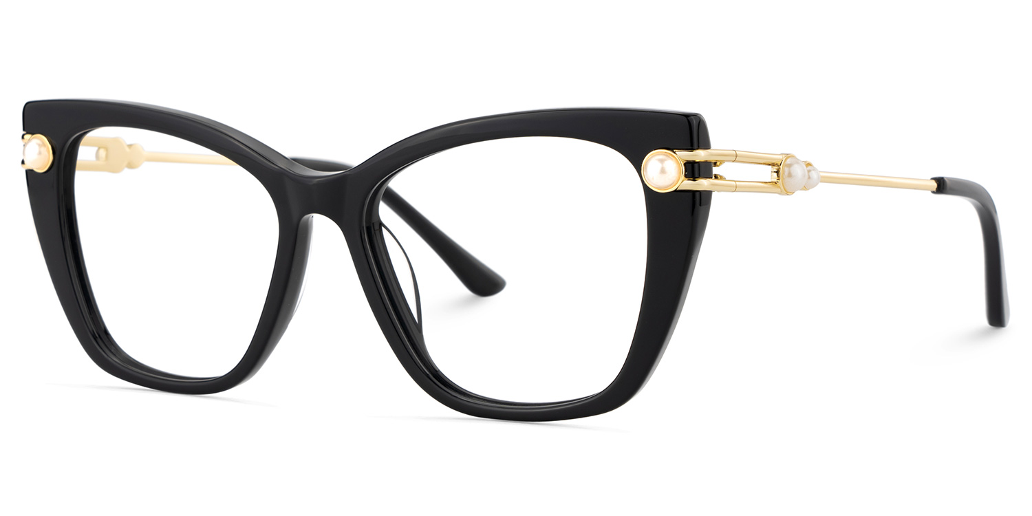 Victor Eyeglasses in Cat eye Black Frame | ZEELOOL Canada4