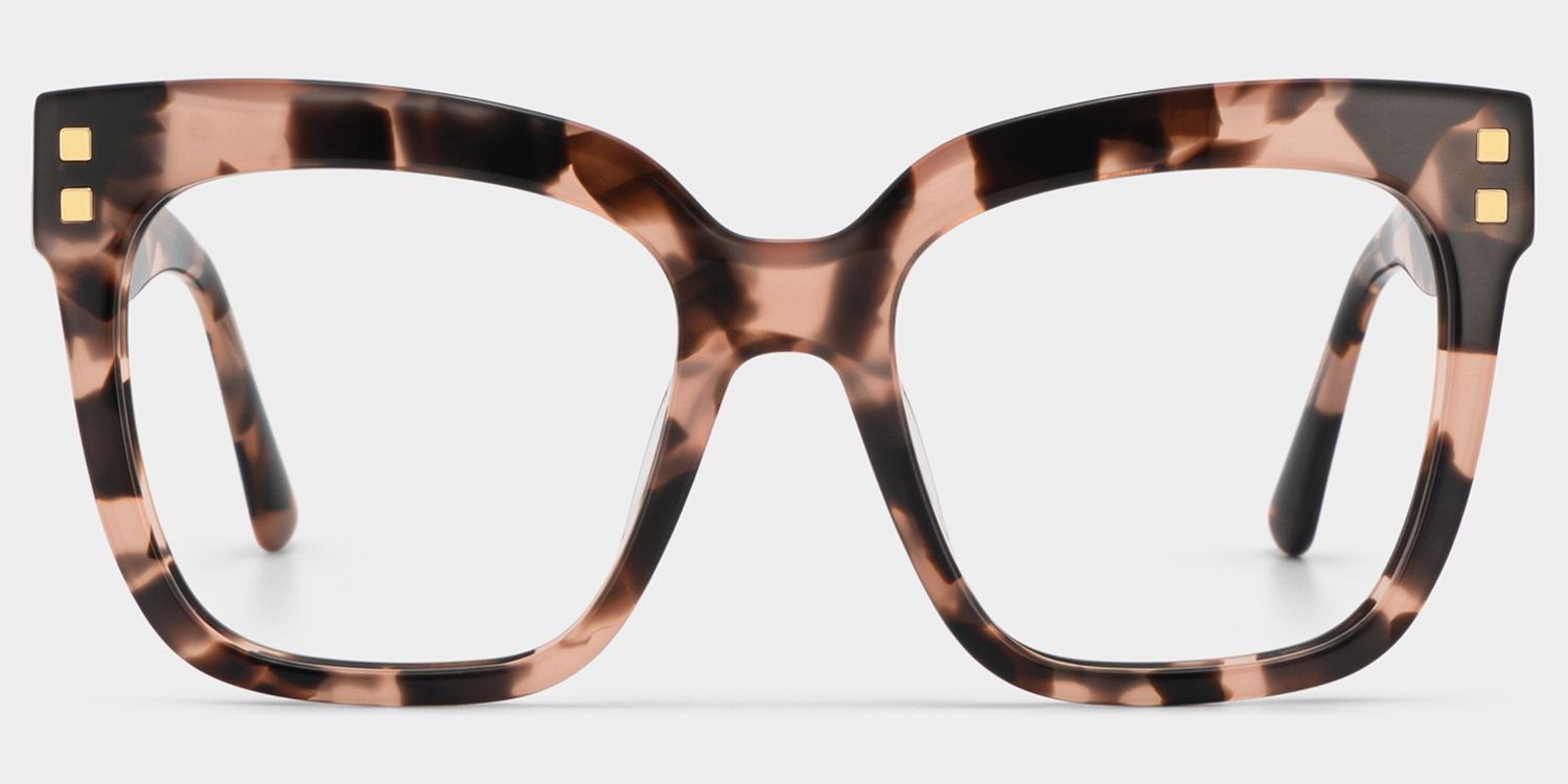 Minguela Square Cheetah Print Tortoise Glasses | Zeelool2