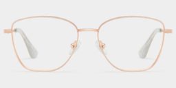 Skyler Square Rose Gold Glasses0
