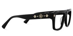Ramdass Rectangle Black Glasses4