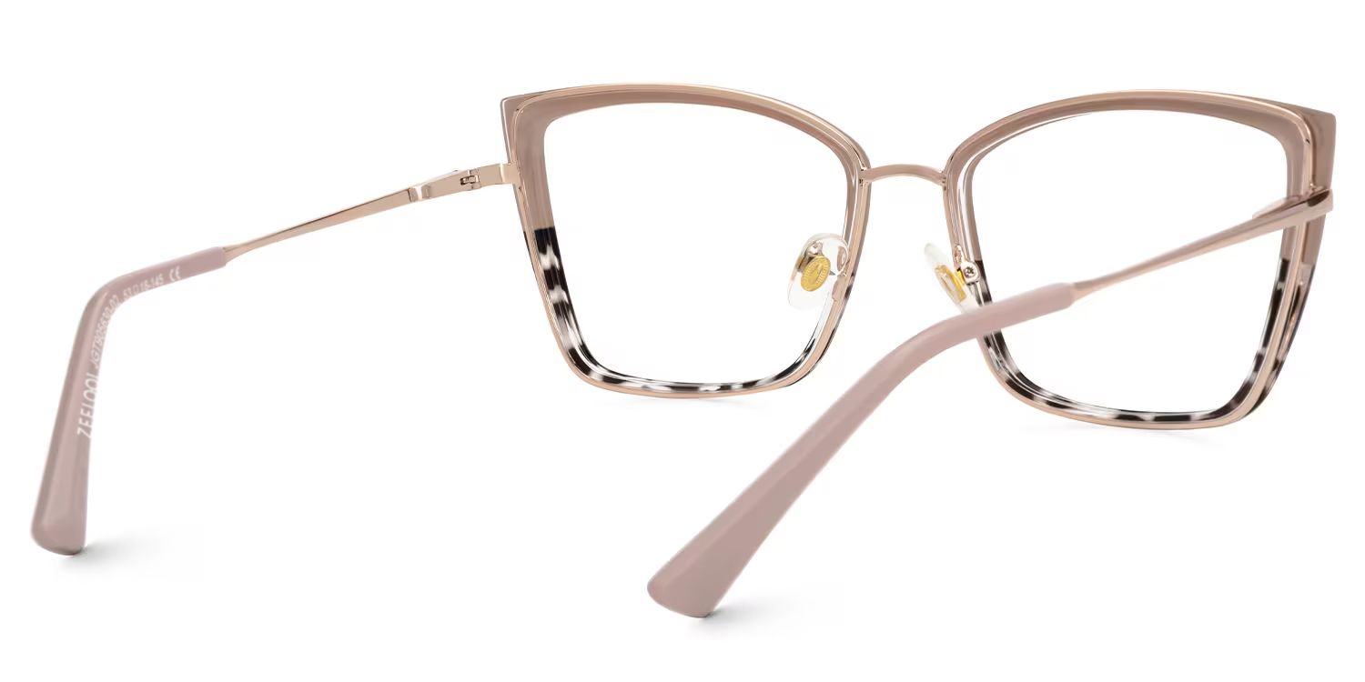 Mariie Butterfly Two-Tone Full-Frame Glasses | ZEELOOL Canada3