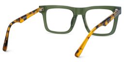 Matthews Square Green Glasses5