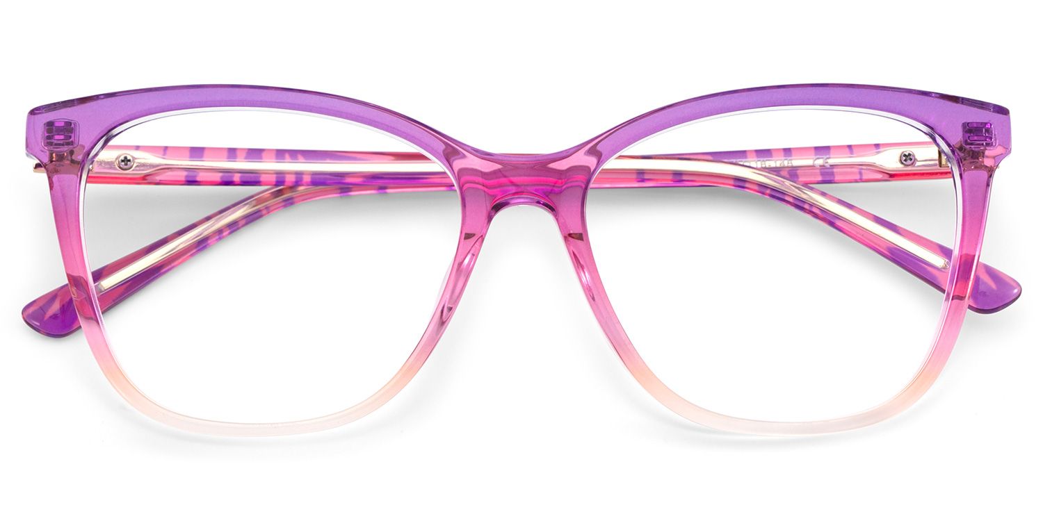 Gage Butterfly Purple Color Frame Glasses for Women | ZEELOOL Canada2