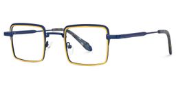 Rachele Square Yellow Glasses1